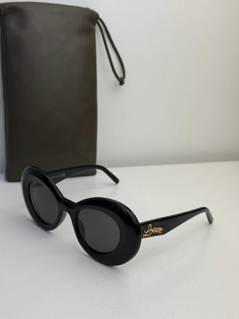 Loewe LW40112I Cat Eye Sunglasses in Black