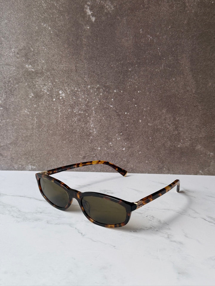 Miu Miu MU A06S Havana Brown Sunglasses