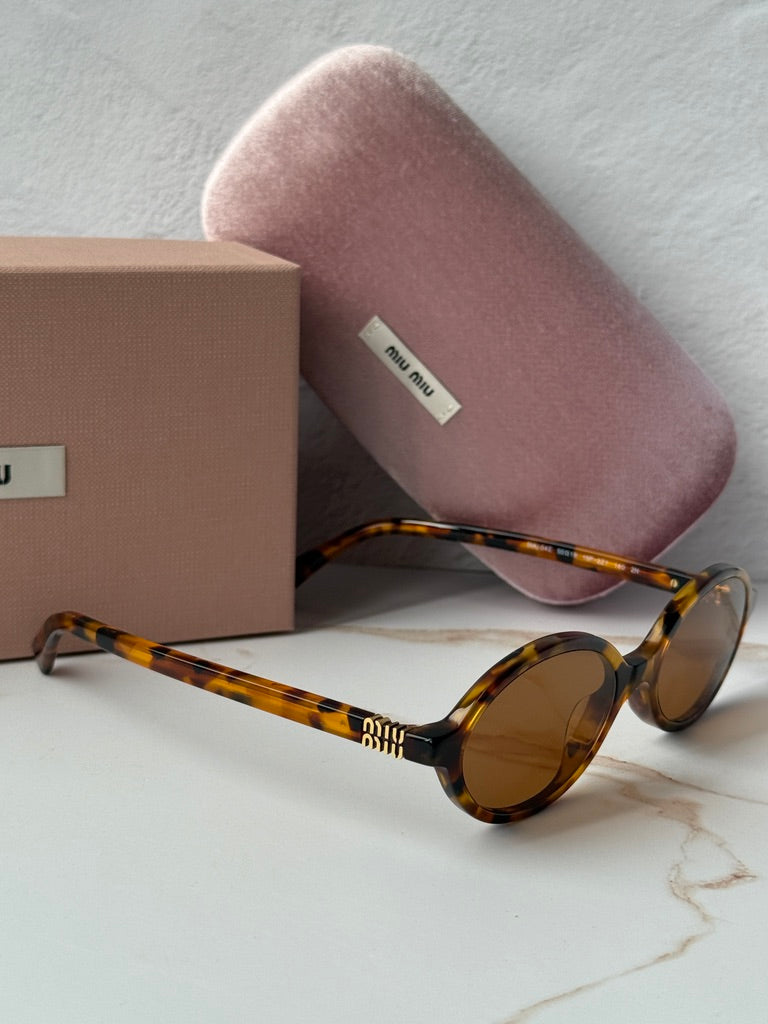 Miu Miu MU04ZS Light Havana Regard Sunglasses