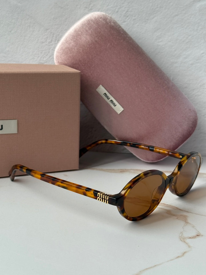Miu Miu MU04ZS Light Havana Regard Sunglasses