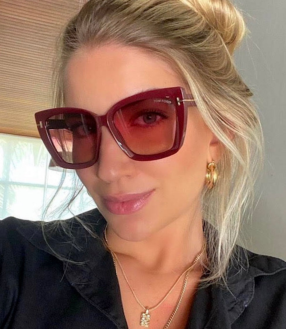 Tom Ford Scaret FT0920 Sunglasses in Burgundy