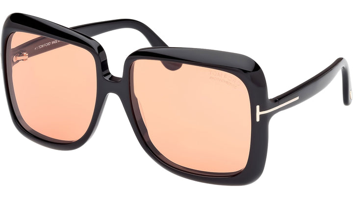 Tom Ford Lorelai FT1156 Oversized Sunglasses in Black Orange