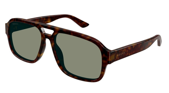 Gucci GG1342S Brown Havana Aviator Sunglasses