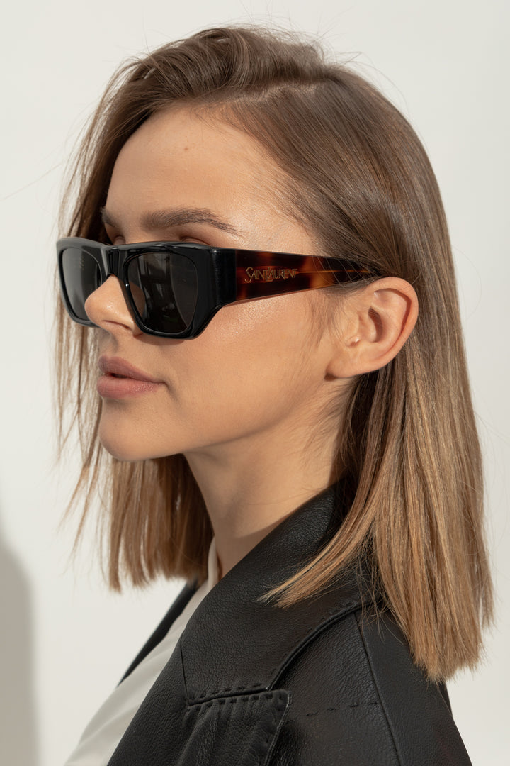 Saint Laurent SL740 Sunglasses in Black Havana