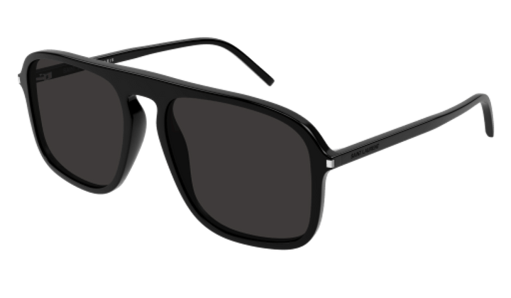 Saint Laurent SL590 Aviator Sunglasses in Black