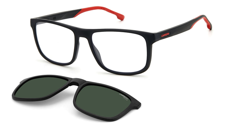 Gafas de Sol Carrera 1001/S Aviator en Polarizado Negro Rojo