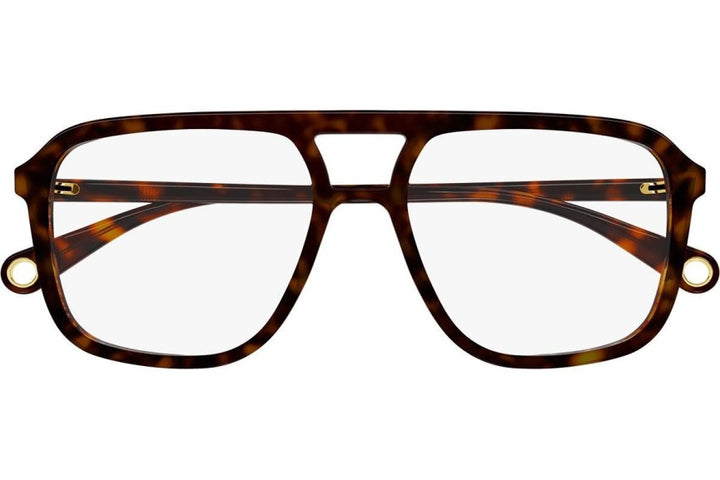 Gucci GG1078O Brown Havana Pilot Frames