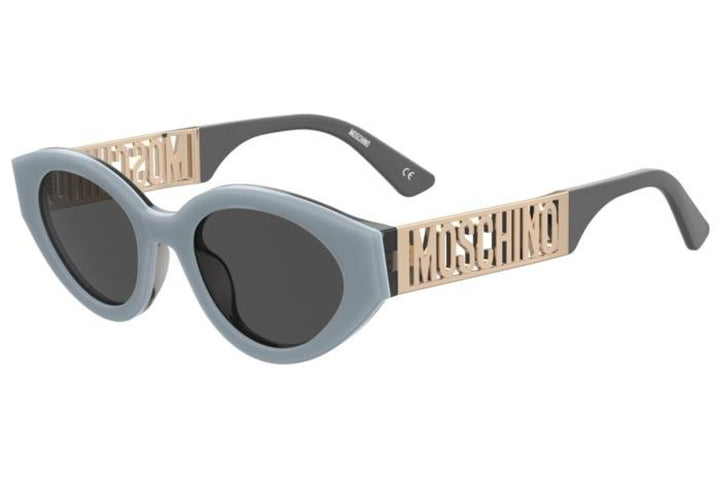 Moschino MOS160/S Grey Oval Sunglasses