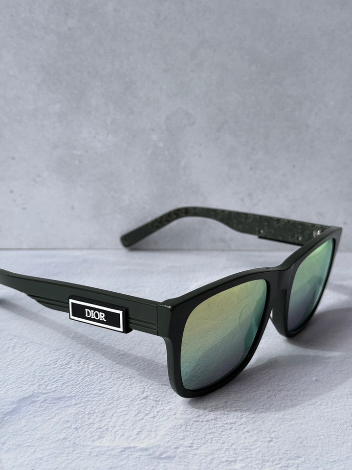 Dior B23 S2F Sunglasses in Dark Green - Product Image 4 - Designer Daydream