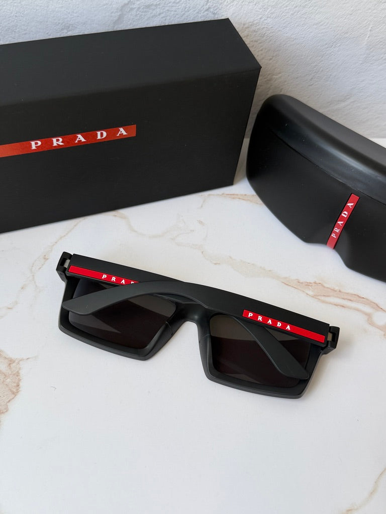 Prada Sport PS A07S Sunglasses in Black Polarized