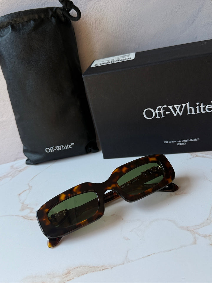Off White Renton Sunglasses in Havana Brown