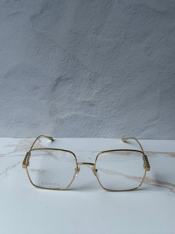 Gucci GG1434O Gold Square Frames