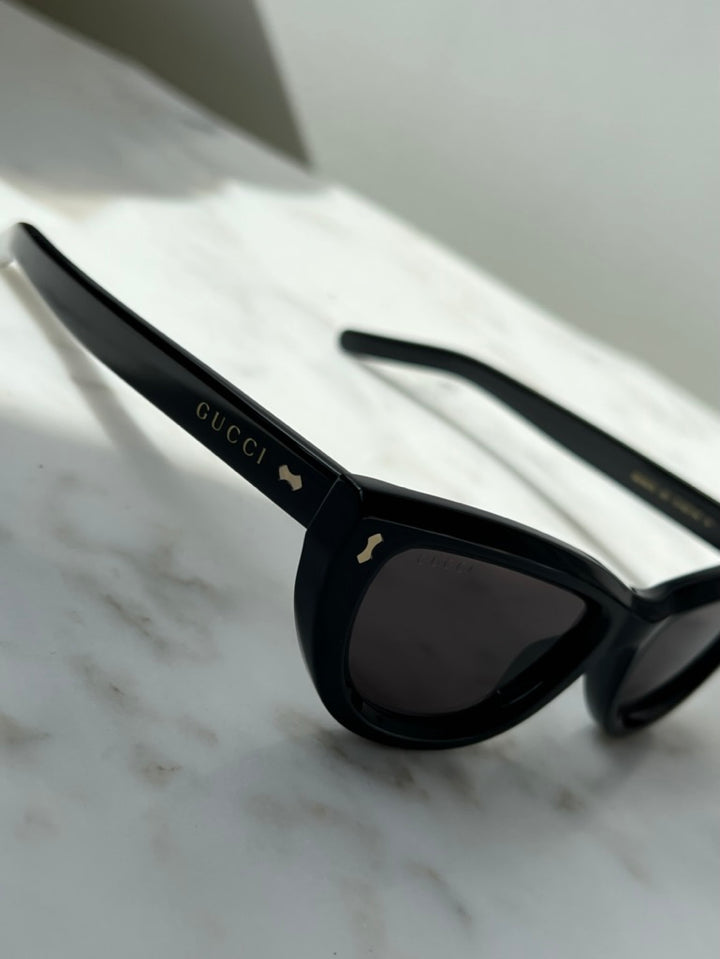 Gucci GG1521S Black Cat Eye Sunglasses