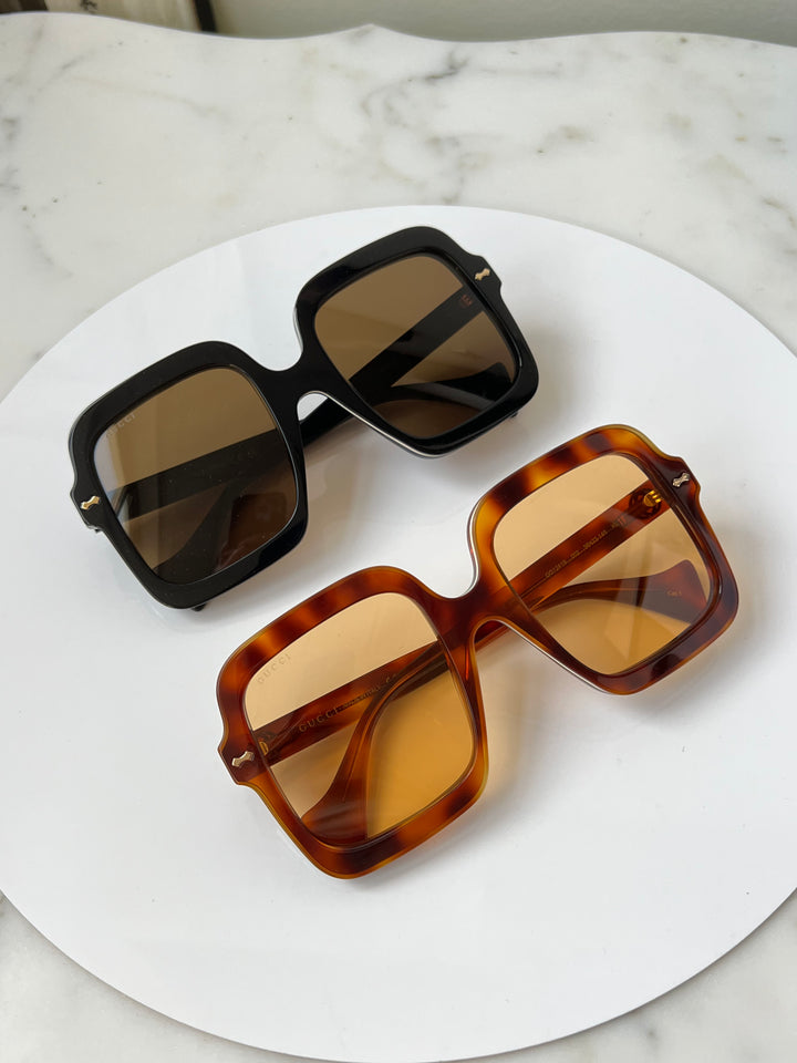 Gucci GG1241S Oversized Brown Sunglasses