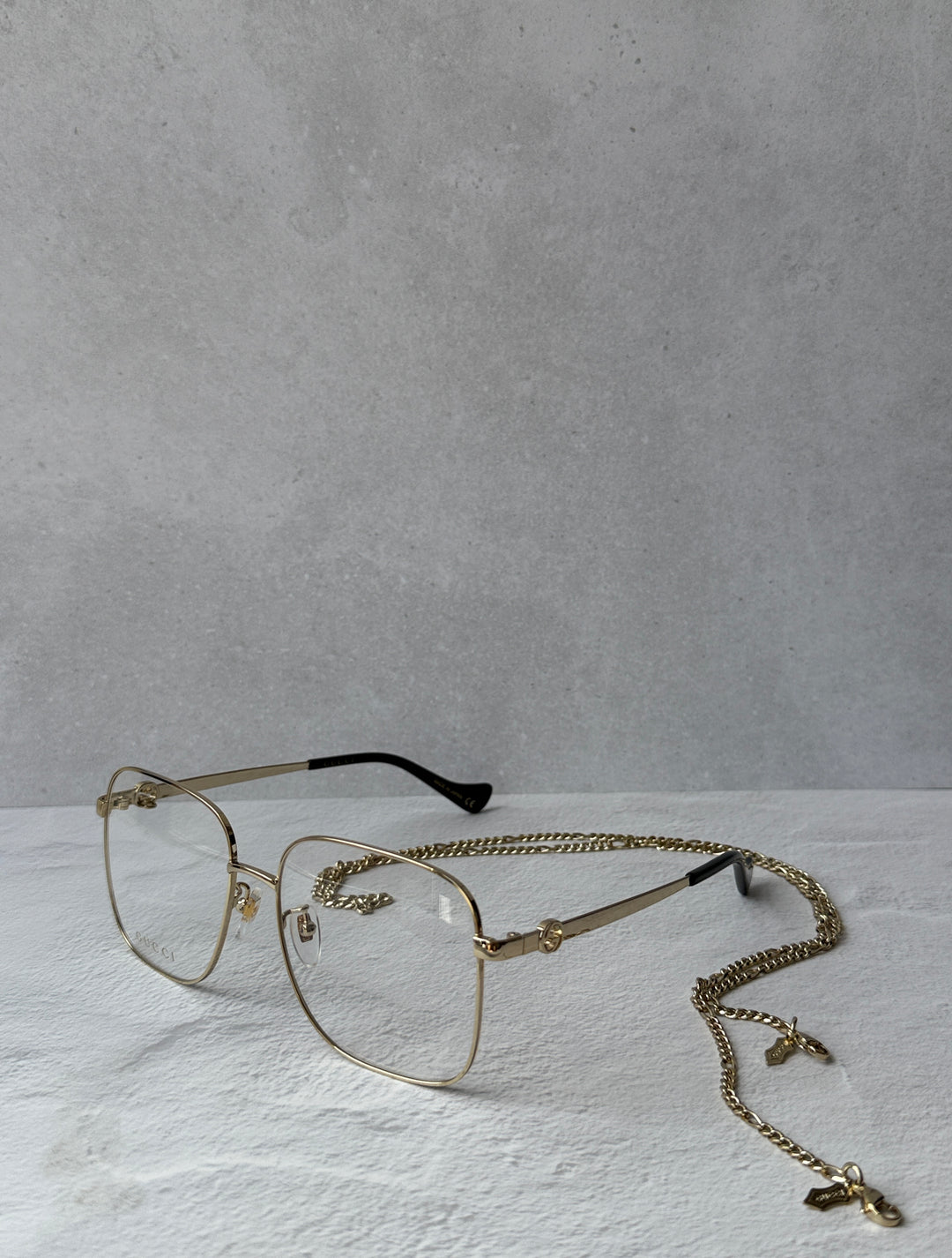 Gucci GG0973O Marcos de metal plateado