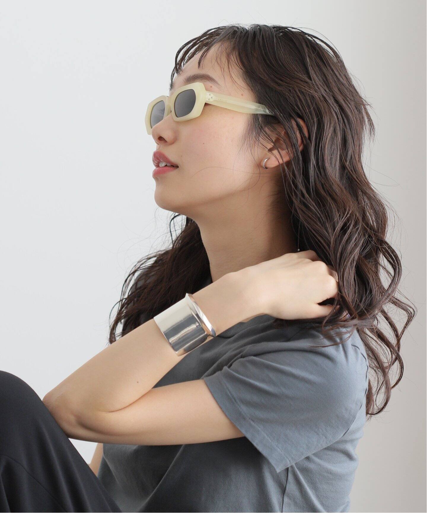 Celine CL40243I Ivory Hexagon Sunglasses – Designer Daydream