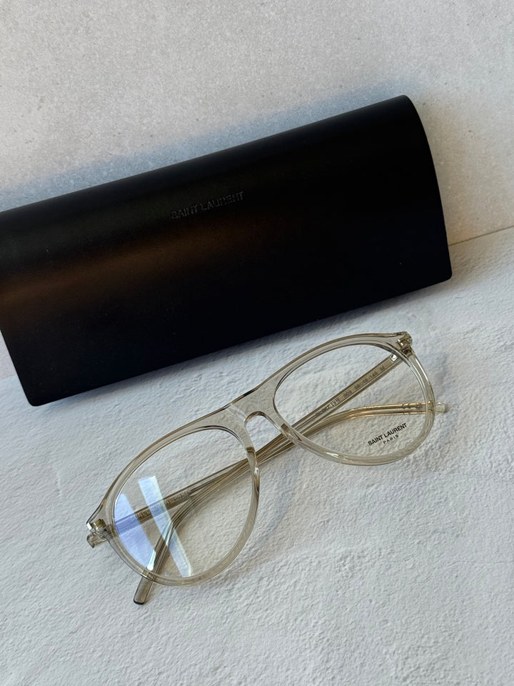 Saint Laurent SL667 Opt Bluelight Frames in Clear
