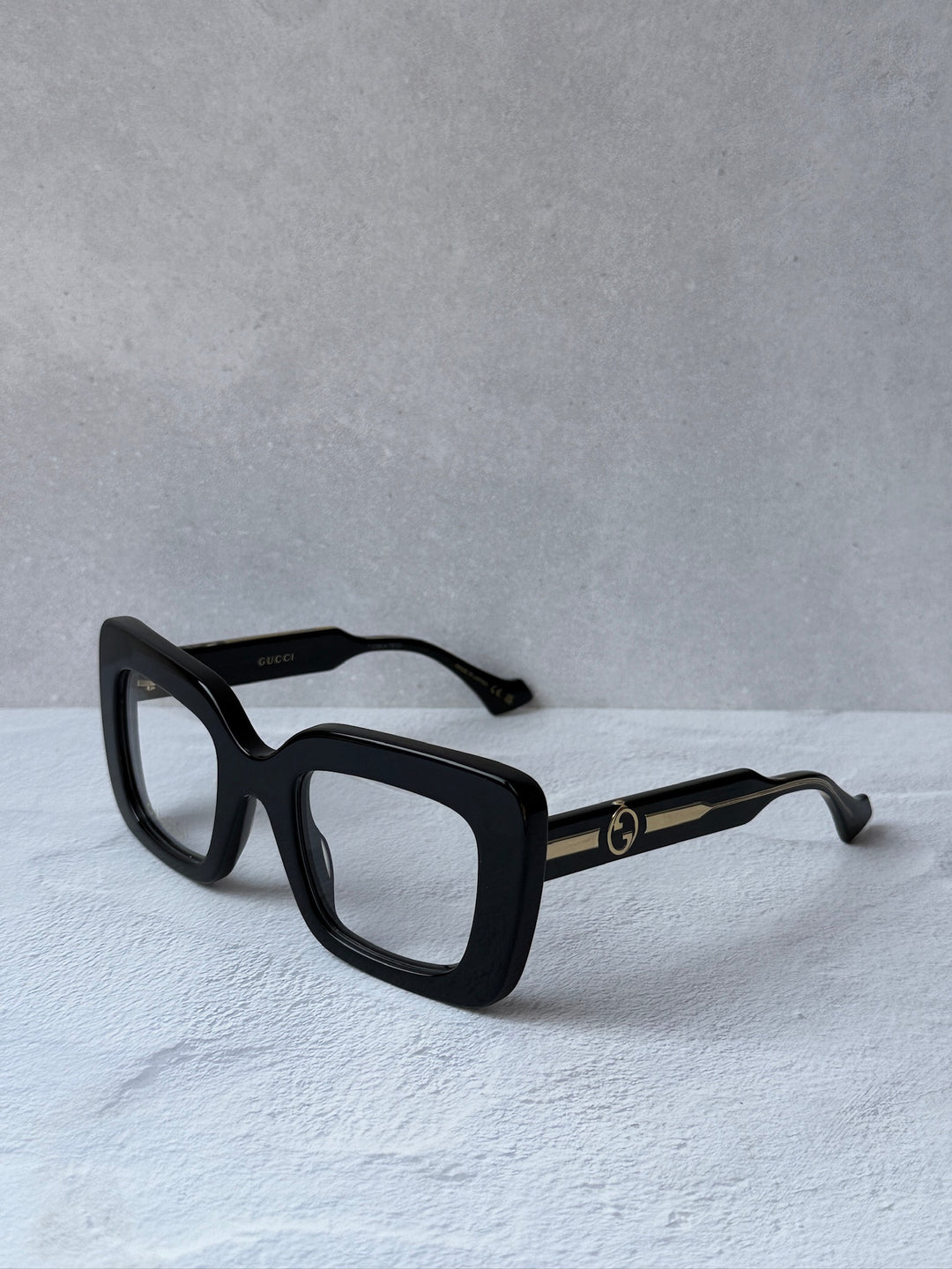 Gucci GG1554O Black Thick Rim Frames