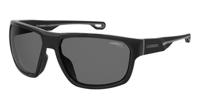 Carrera 4018/S Wrap Sunglasses in Black Polarized