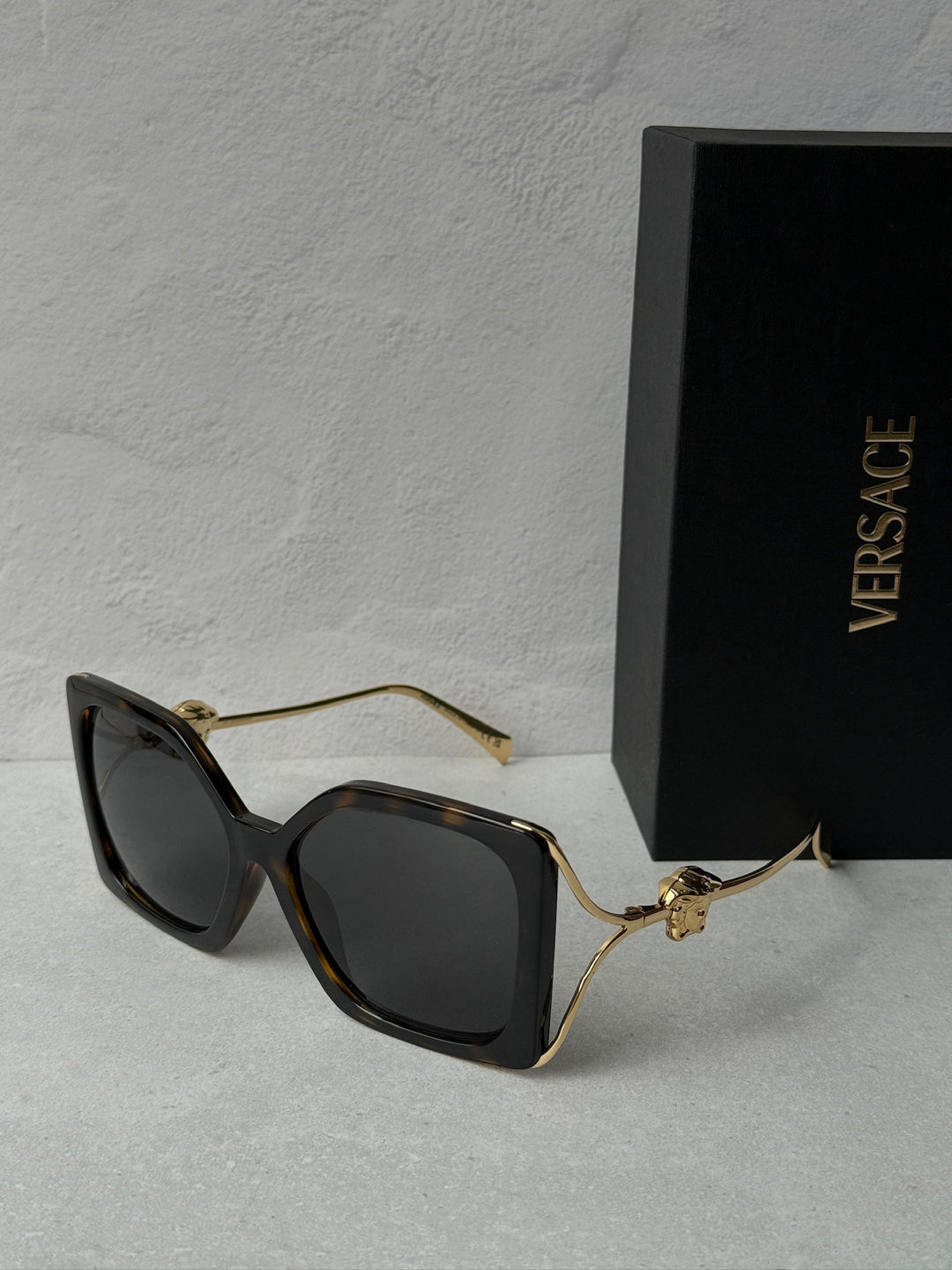 Versace VE4502U Medusa Sunglasses in Havana Brown