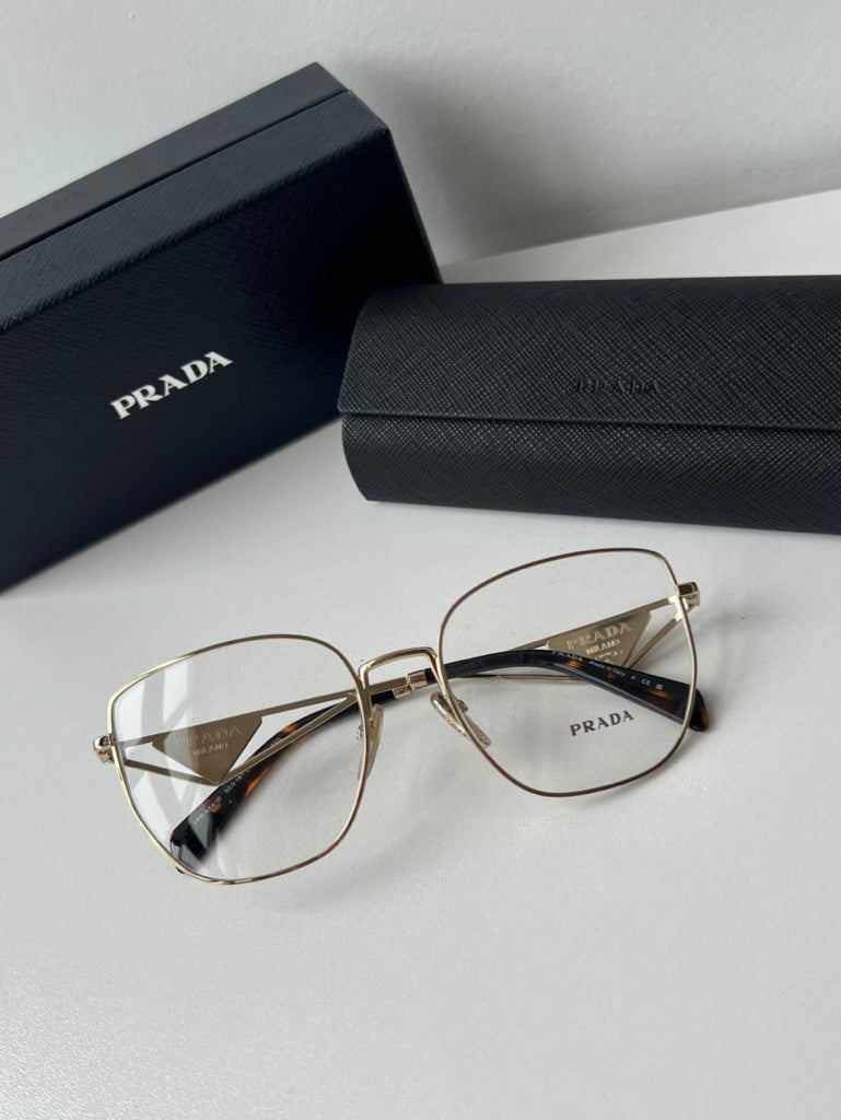 Prada PRA54VD Eyeglasses Frames in Gold