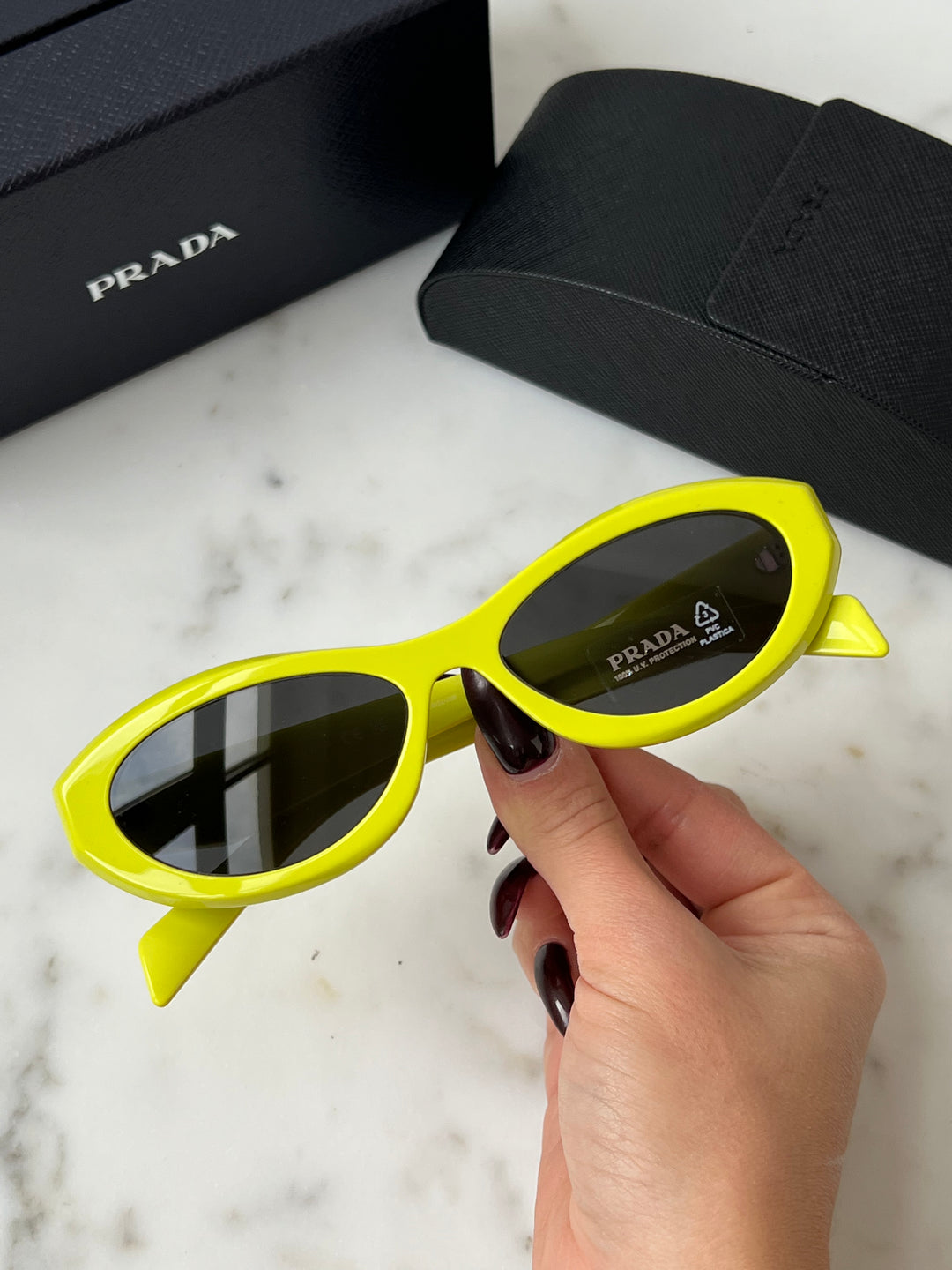 Prada PR26ZS Sunglasses in Fluo Yellow