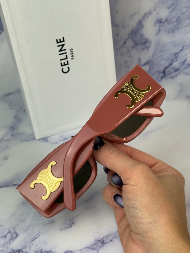 Celine CL40282U Dusty Rose Triomphe XL Sunglasses
