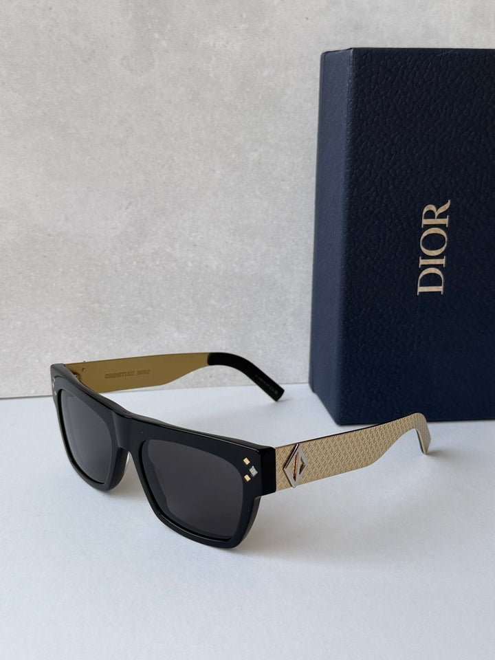 Dior CDDiamond S8I Sunglasses in Black Gold