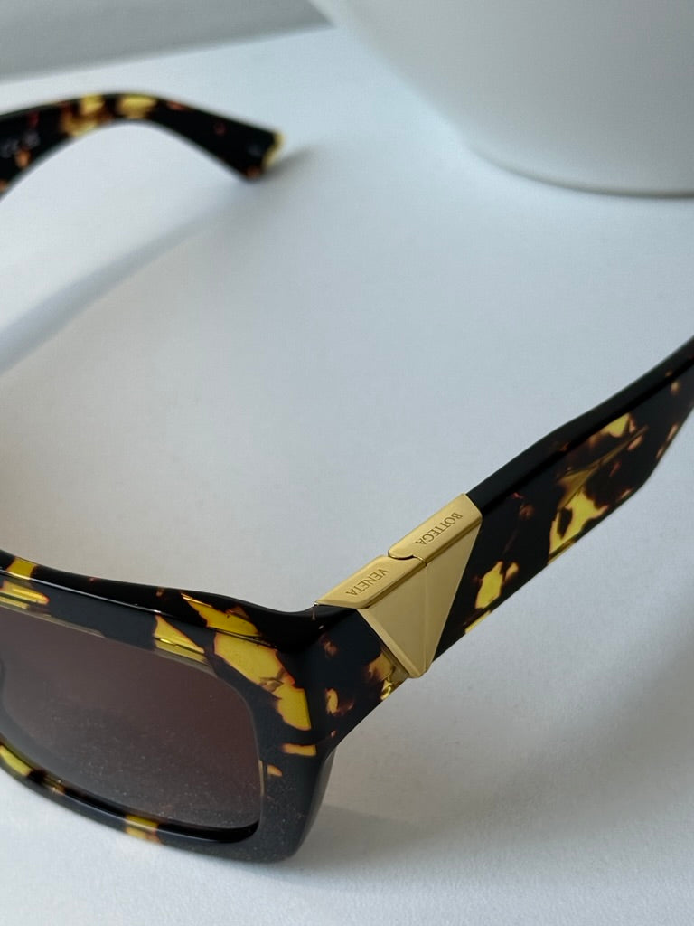 Bottega Veneta BV1178S Havana Brown Sunglasses