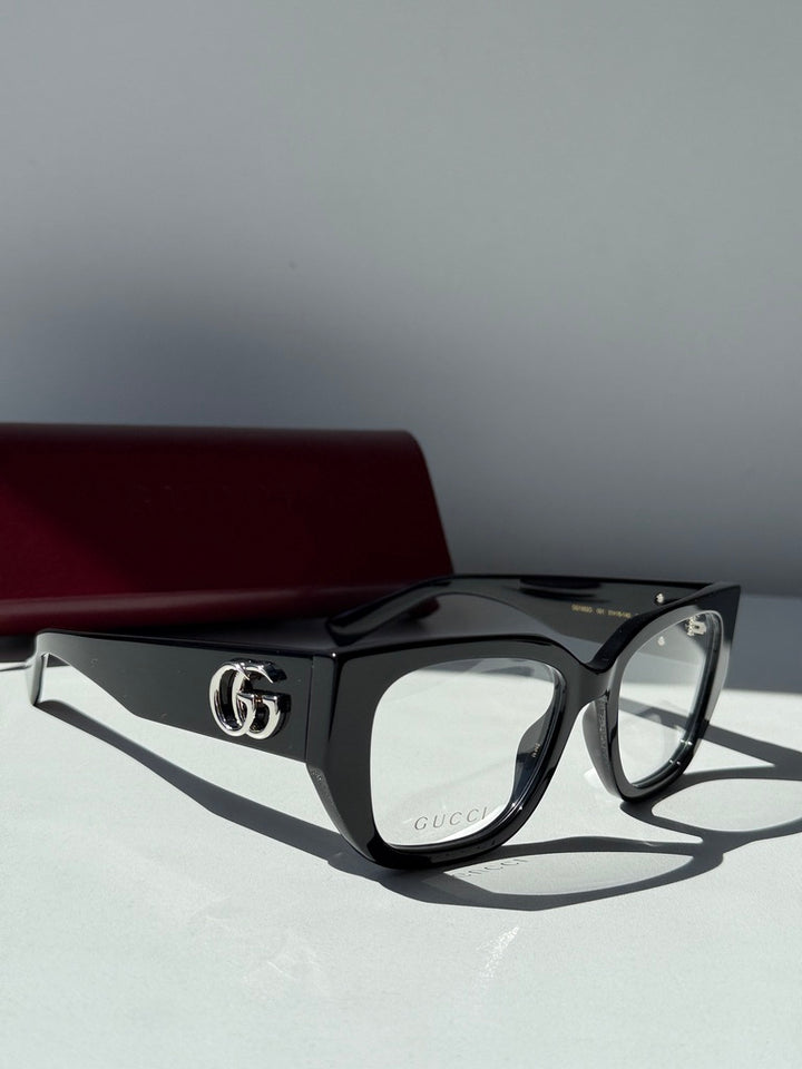 Monturas de ojos de gato Gucci GG0634O en marrón