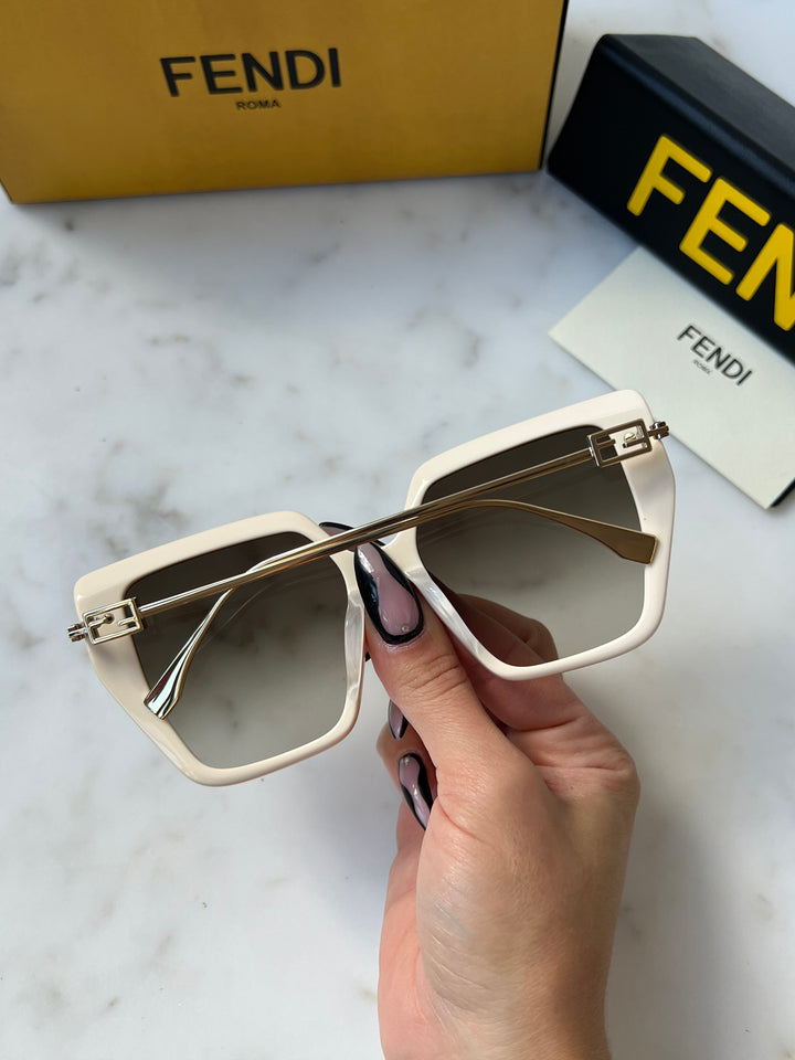 Fendi FE40012U Ivory Baguette Sunglasses
