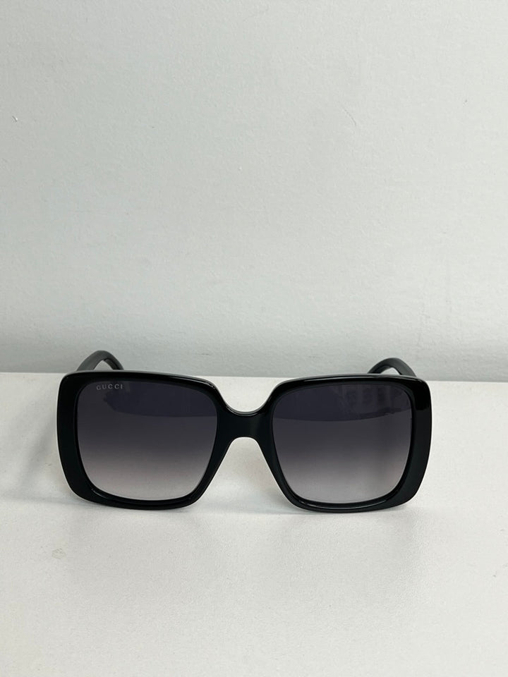 Gucci GG0632S Rectangular Marmont Logo Sunglasses in Black