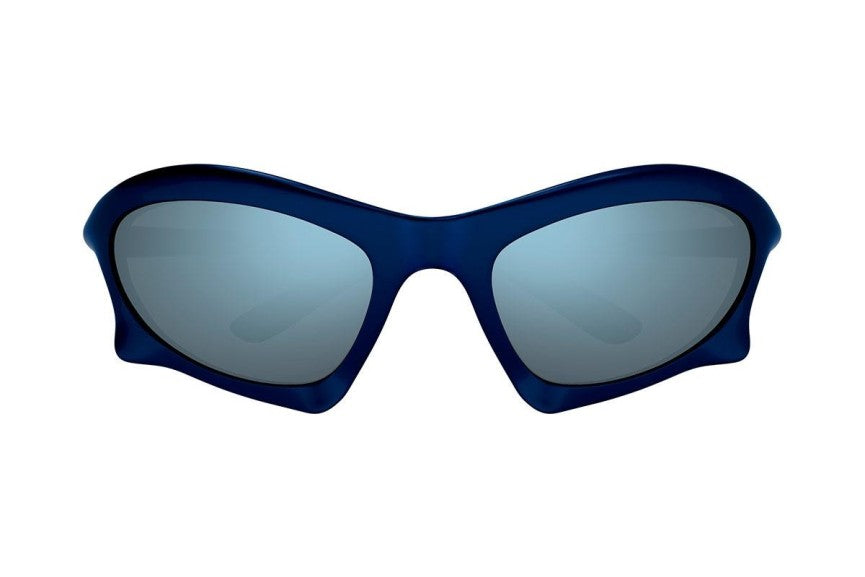 Balenciaga BB0229S Bat Sunglasses in Blue Mirror