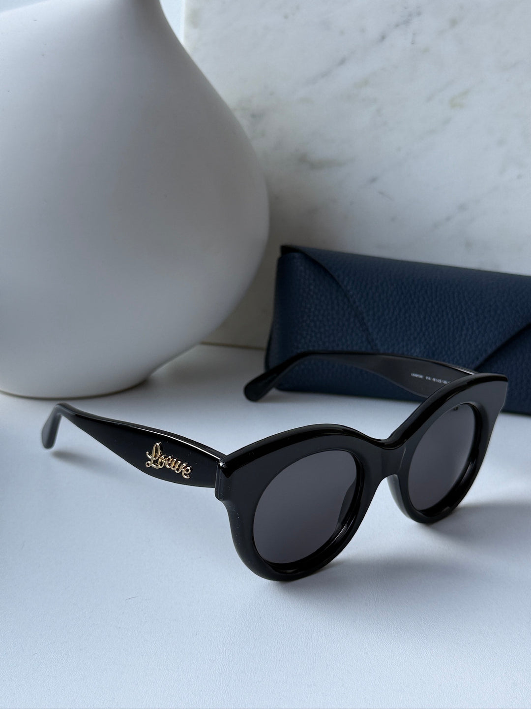 Loewe LW40126I Cat Eye Sunglasses in Black