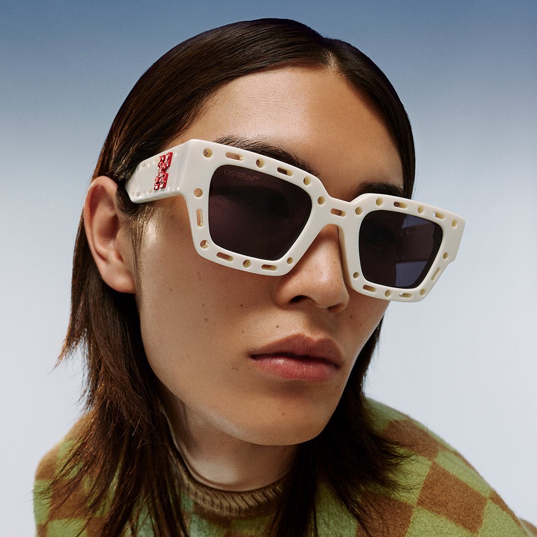 Off White Mercer Sunglasses in White