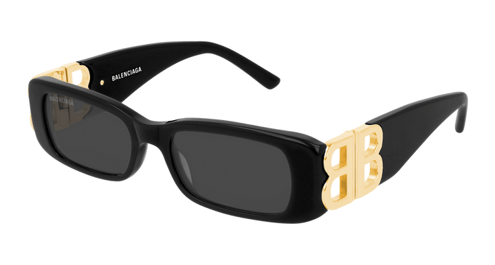 Balenciaga BB0096S Logo Sunglasses in Black