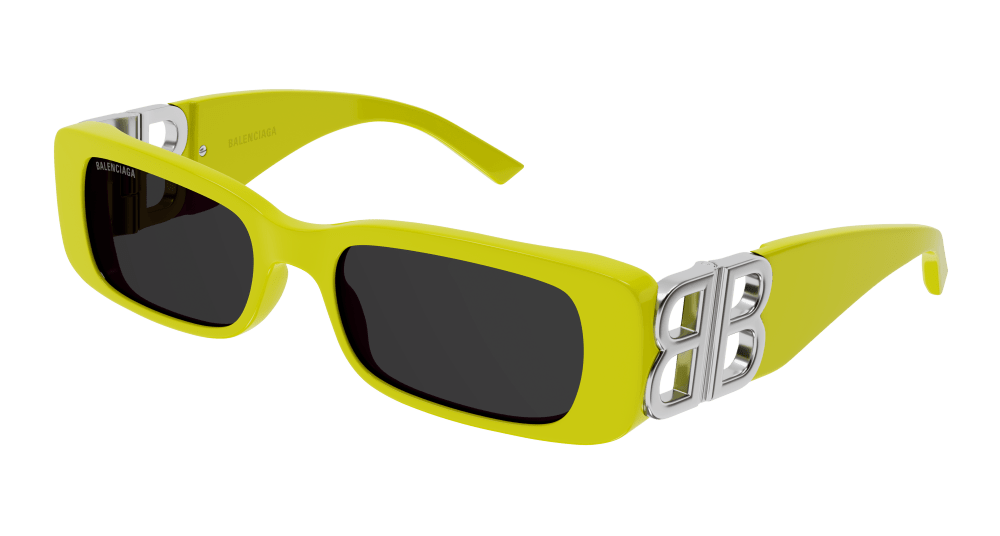 Balenciaga BB0096S Logo Sunglasses in Yellow