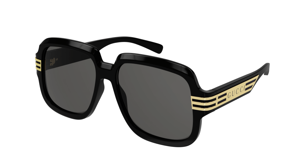 Gucci GG0979S Unisex Square Sunglasses in Black