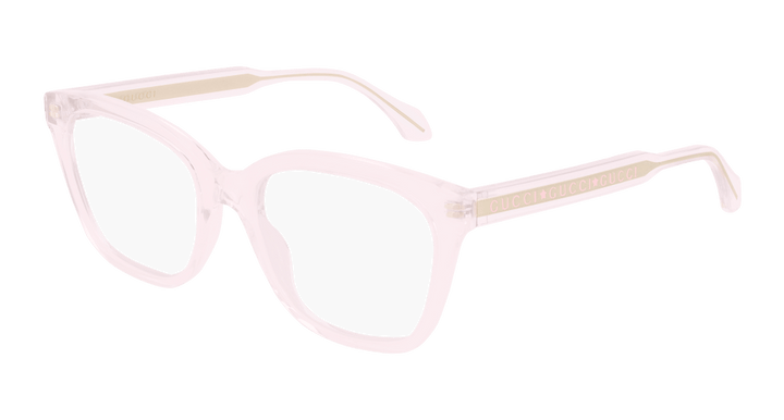 Gucci GG0566ON Clear Pink Eyeglasses Frames
