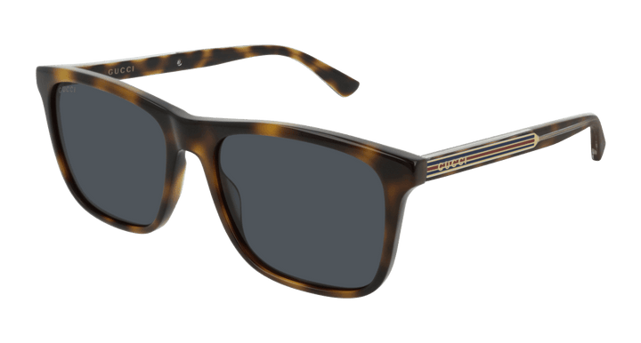 Gucci GG0381SN Brown Unisex Square Sunglasses