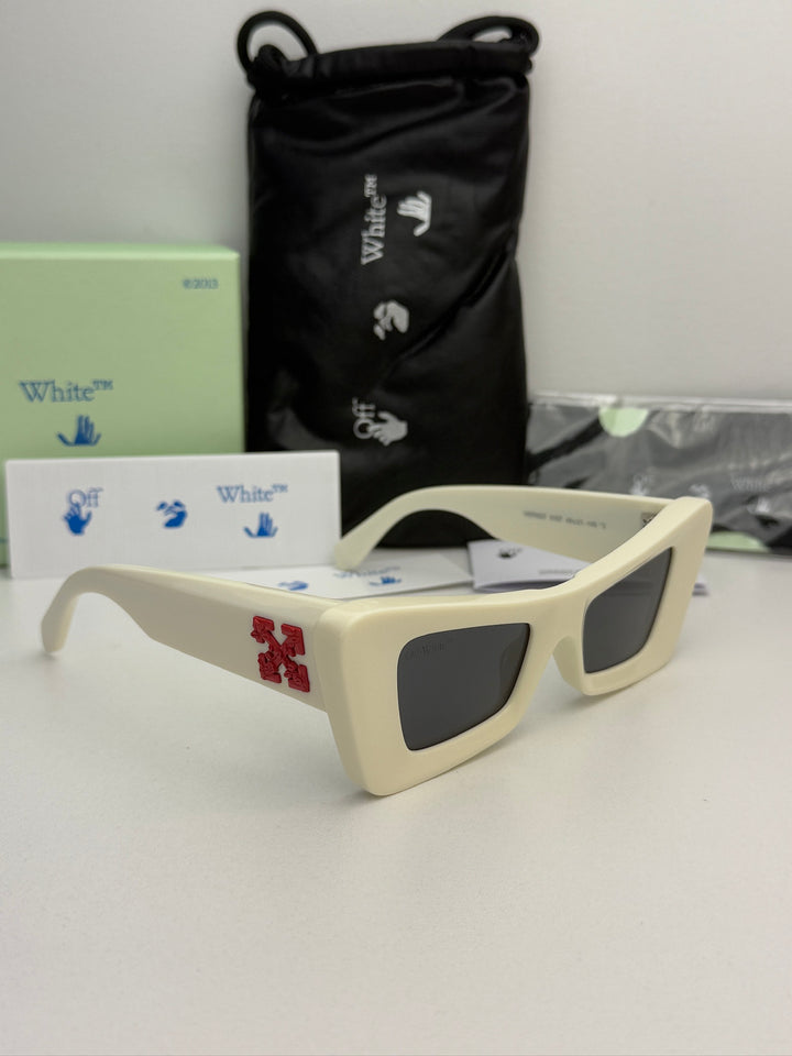 Off White Accra Sunglasses in White