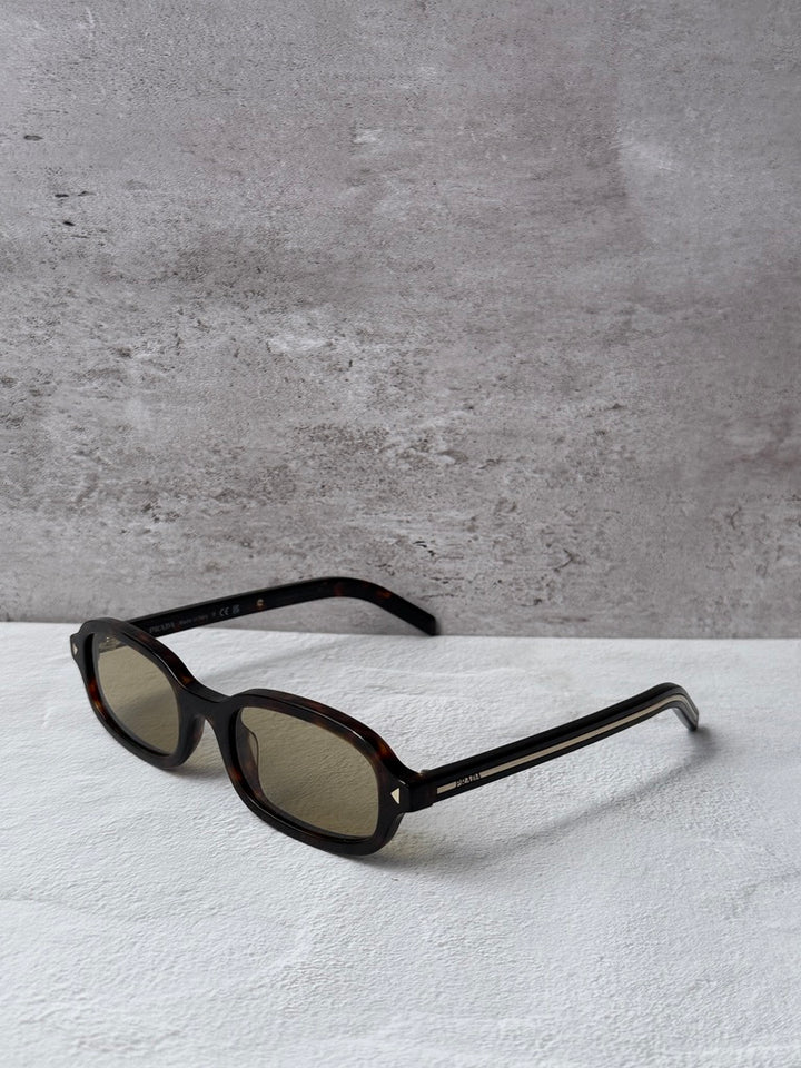 Prada PR D06S Sunglasses in Havana Yellow