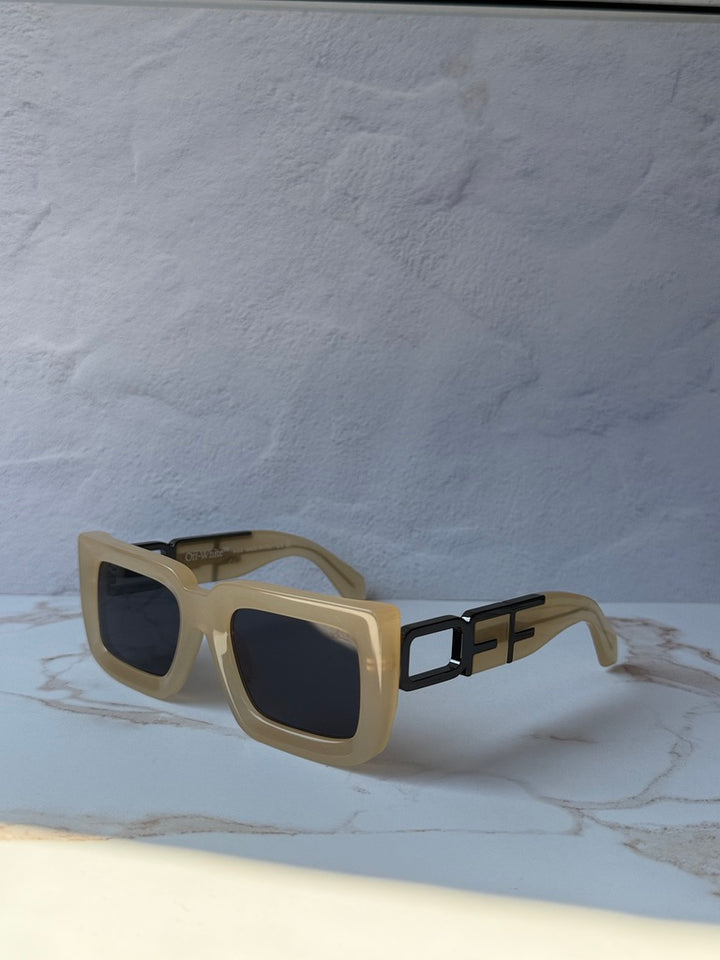 Off White Boston Sunglasses in Sand