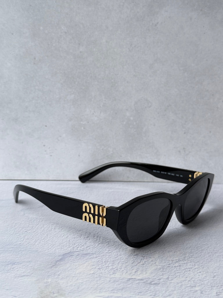 Miu Miu MU A03S Black Cat Eye Sunglasses