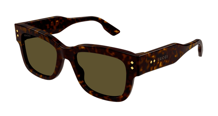 Gucci GG1217S Unisex Sunglasses in Brown Havana