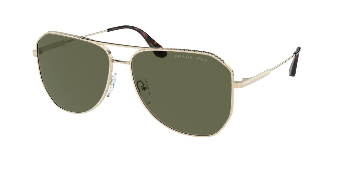 Prada PR63XS Sunglasses in Gold Polarized