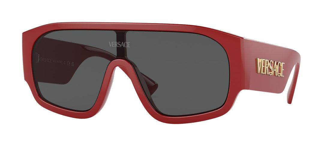 Versace VE4439 Mask Sunglasses in Red