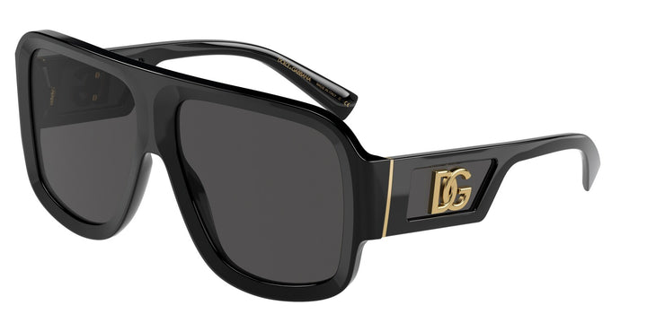 Dolce & Gabbana DG4401 Black Oversized Sunglasses