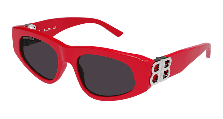 Balenciaga BB0095S Sunglasses in Red - Designer Daydream