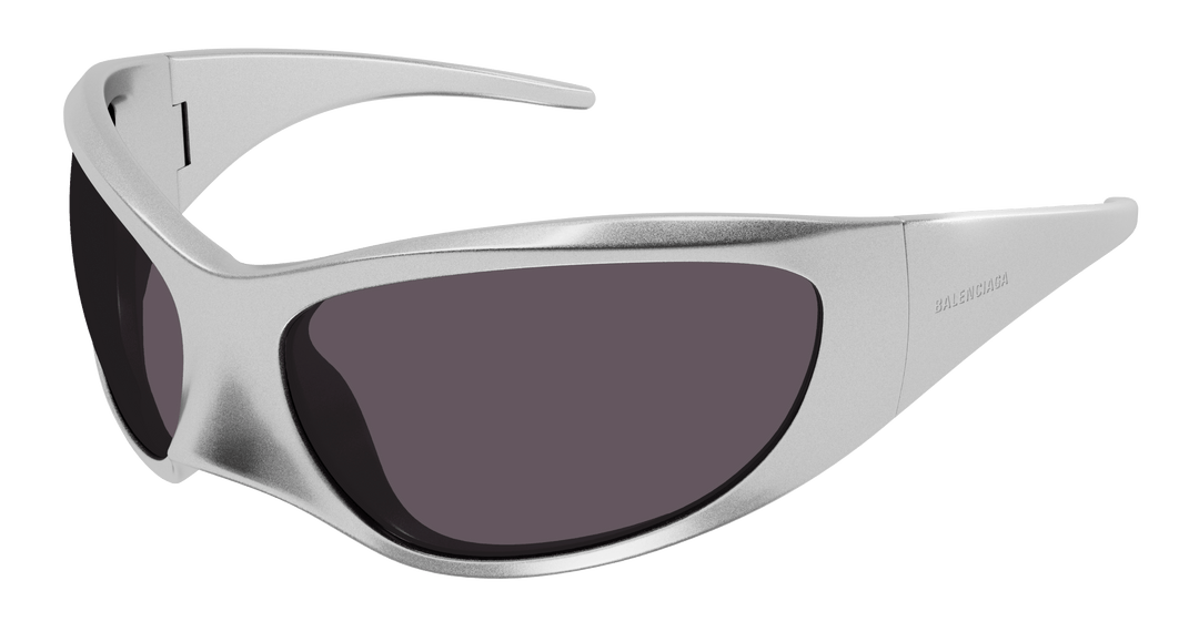 Balenciaga BB0252S Sunglasses in Silver | Designer Daydream Balenciaga BB0252S Sunglasses in Silver | Designer Daydream